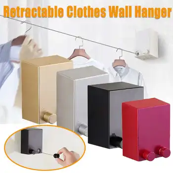 

4.2M Telescopic Stainless String Invisible Clothesline Retractable Clothes Dryer Hanger Hanging Clothes Line
