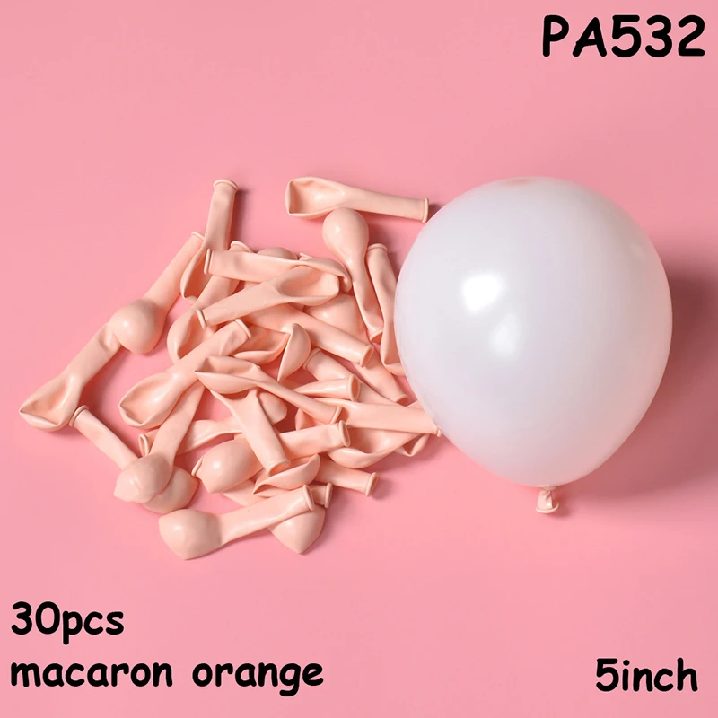 30 pieces / bag 5 inch Macaron color balloon set latex balloon celebration wedding decoration birthday happy party supplies