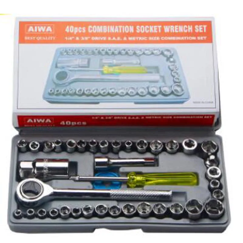 40Pcs Hand Plug Taps Threading Tool Screw Thread Wrench Dies Kit With Storage Case | Автомобили и мотоциклы