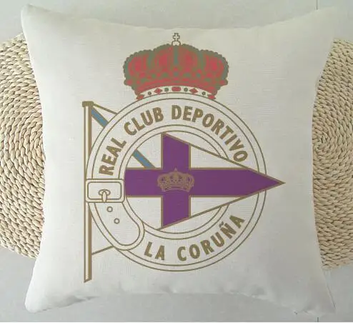 Испанский футбольный клуб наволочка, логотип команды RCD Espanyol Valencia CF Real Сарагоса наволочка - Цвет: D