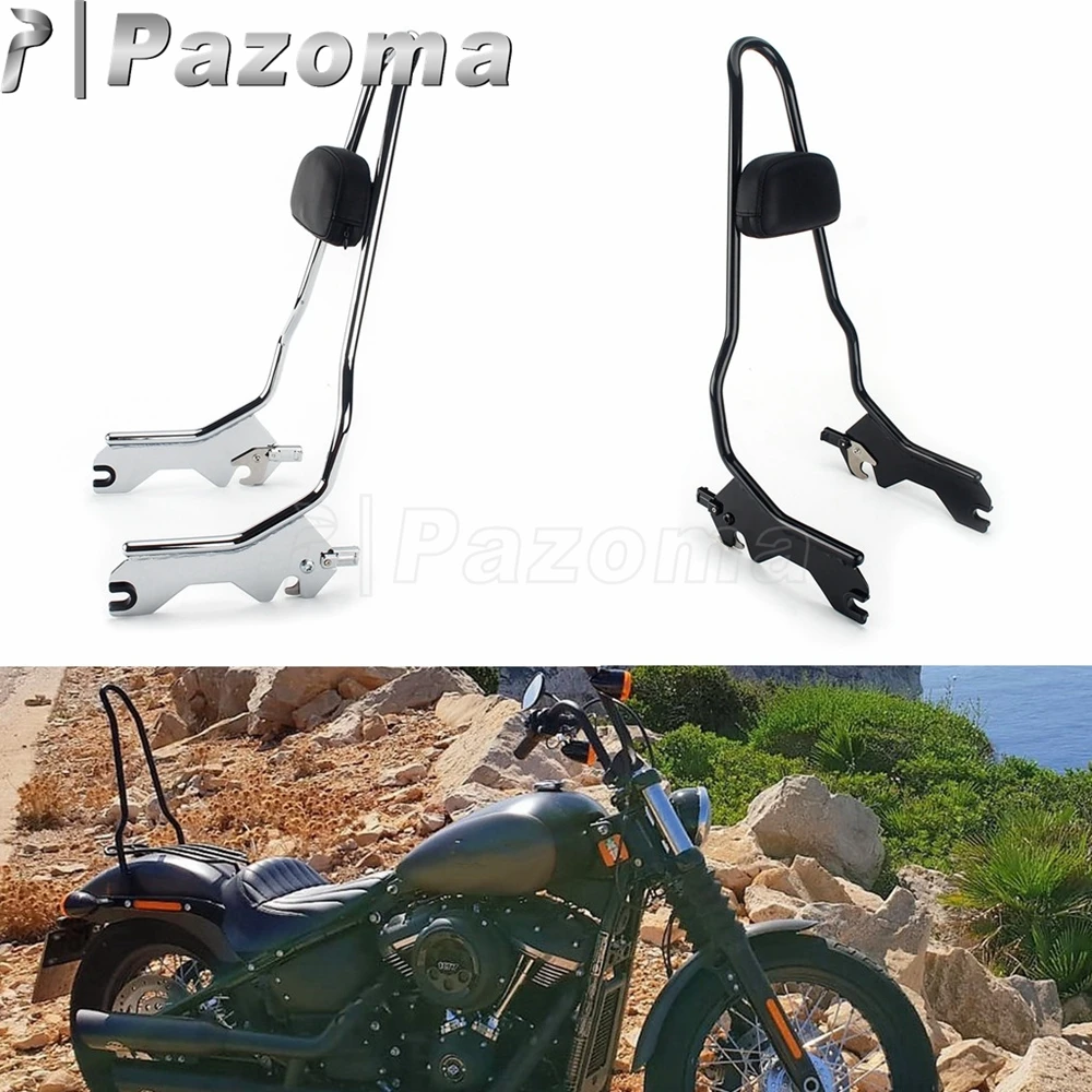 Portebagages pour HarleyDavidson SOFTAIL Fat Bob 1819 Noir Sissy Bar