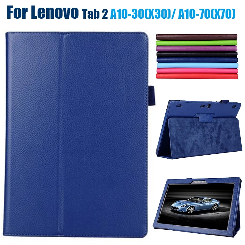 Ультратонкий чехол подставка для Lenovo tab 10 ТБ X103F Tab 2 A10 70 30 Tab3 Plus бизнес планшета