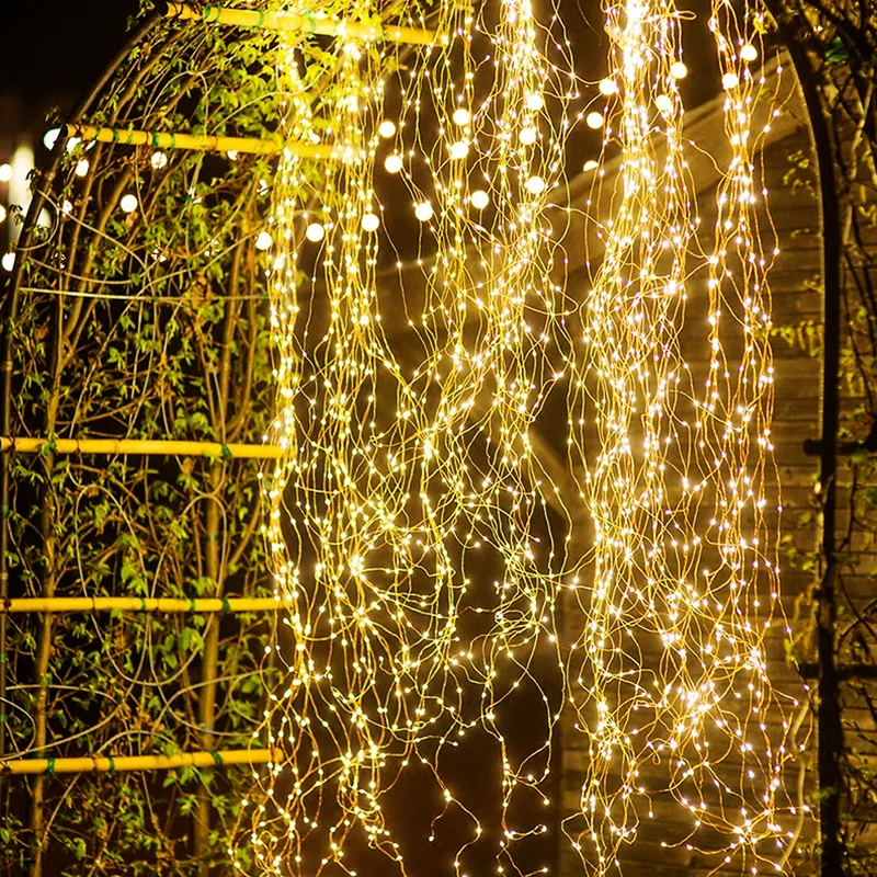 

300 LED led icicle led curtain fairy string light fairy light light for Wedding home window party decor