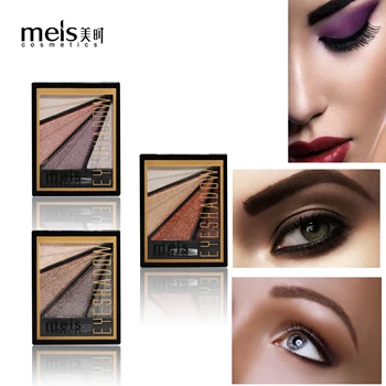 

MEIS New Arrival Charming Eyeshadow 4 Color Matte Eye shadow Make up Palette Shimmer Pigmented EyeShadow Powder Fashion Color459