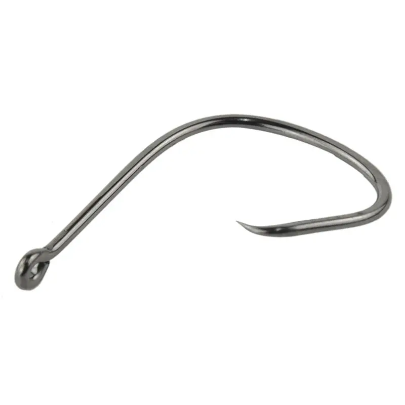 50 x Chemically Sharpened Octopus Circle Fishing Hooks Fishing Tackle black