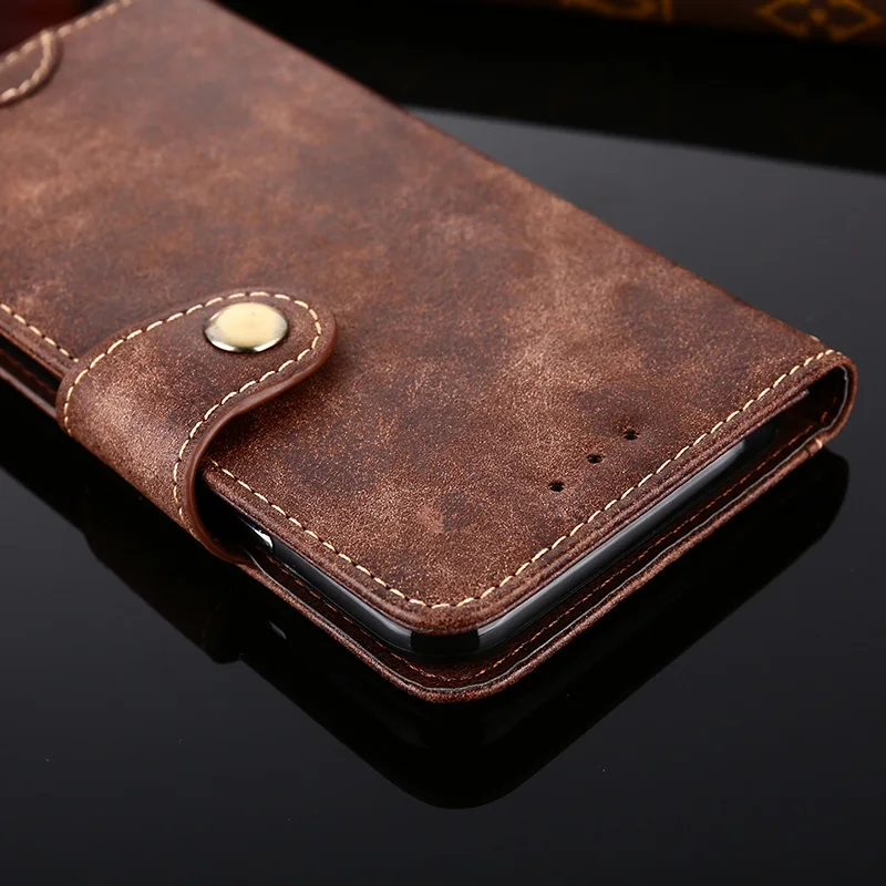 Кожаный чехол, винтажный Чехол-кошелек для Vivo Y51 Y85 Y11 Y71 Y81 Y83 Y97 Y17 V11 S6, Классический чехол-книжка из искусственной кожи, Модный чехол с магнитом