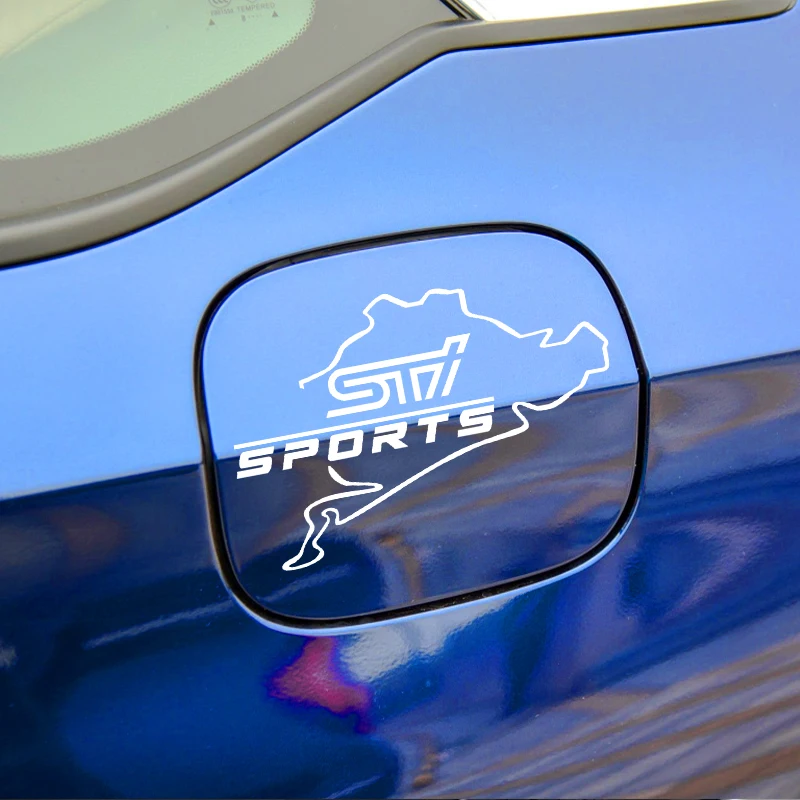 

3D Car Styling Reflective Vinyl Waterproof Sticker Car Tank Cap Trunk Decals For Subaru XV Legacy Forester Impreza STI WRX