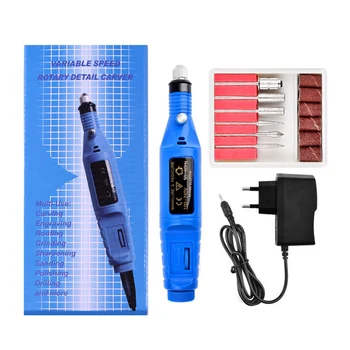 

Electric Nail Drill Kit Portable Manicure Pen with Nail Drill Bits for Exfoliating Grinding Polishing Nail Gel