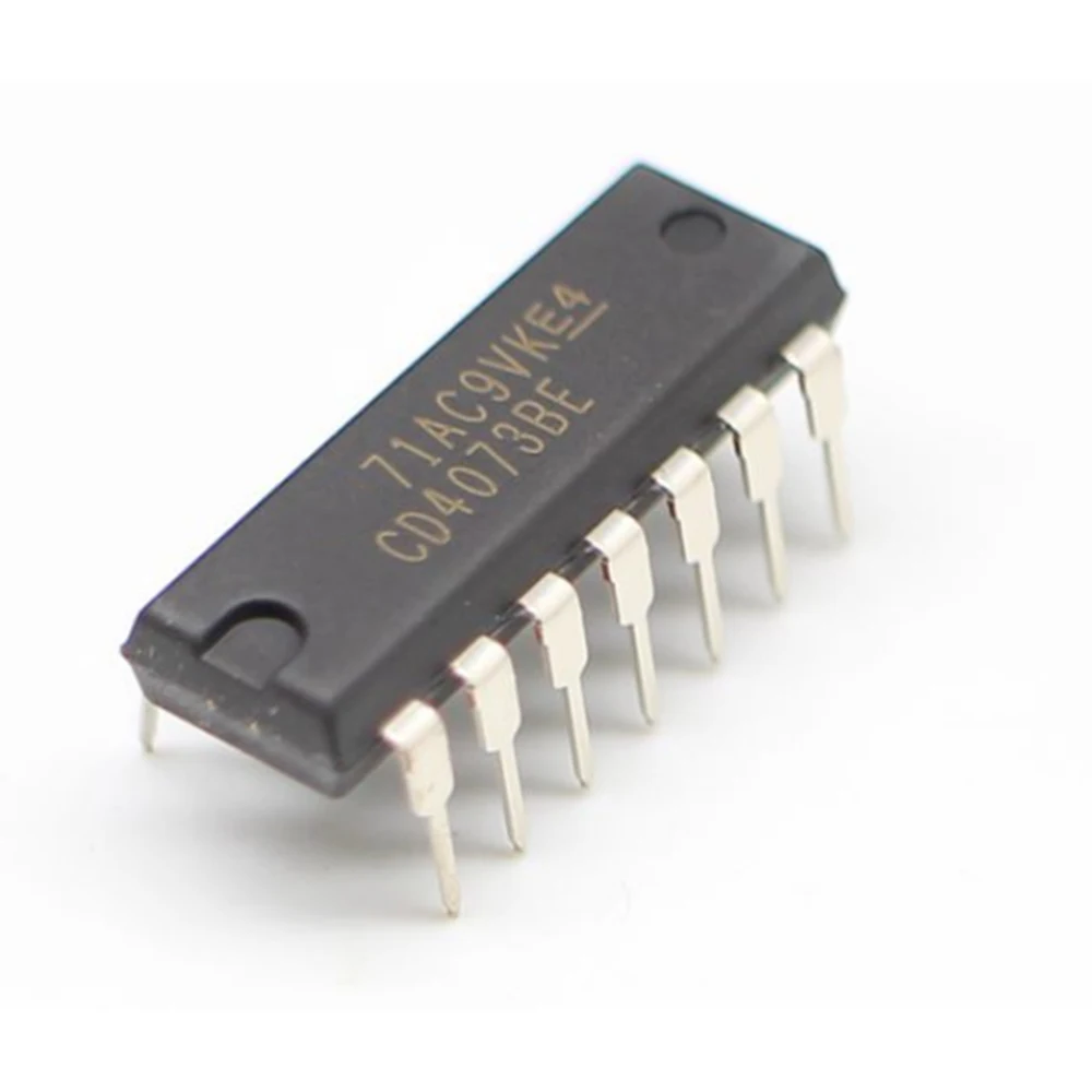 

10pcs/lot CD4073BE DIP-14 CD4073 CMOS logic chip