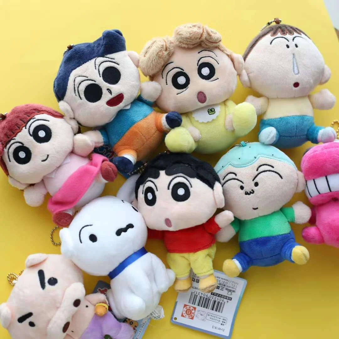 子供のための積み重ねられたぬいぐるみ 11cmのアニメキャラクター ひまわりしんちゃん 小さな白い犬 恐竜 ペンダント Aliexpress Toys Hobbies