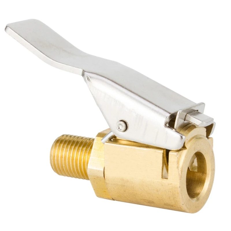1pc Car Air Pump Auto Repair Tool Valve Clip 8mm Air Pump Chuck Clip Brass Tyre Tire Inflator Valve For Compressor Car Connector 1