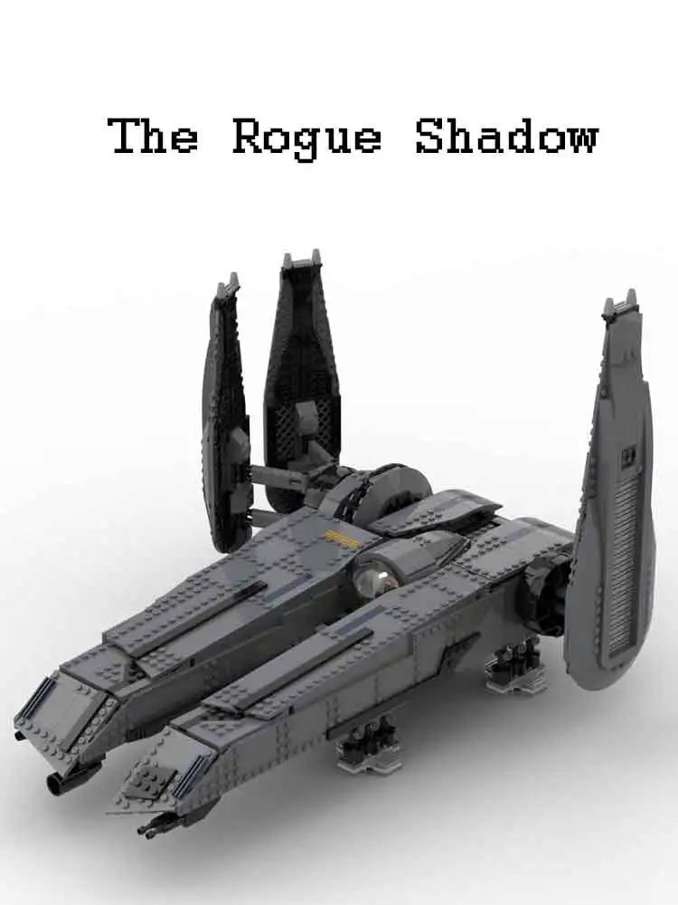 

MOC Blocks Battleship Model Educational Toys, War Movie Series Star Movie 2 The Rogue Shadow-Unleash The Power,