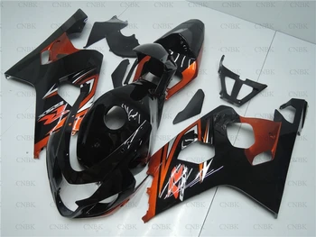 

Abs Fairing for GSXR 750 04 GSX-R600 Body Kits 05 GSX R 600 Fairing Kits 2004 - 2005 K4 Orange Black