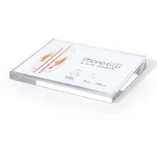 Высокое Качество Скошенный А5 акриловый ценник держатель для планшета ПК Дисплей