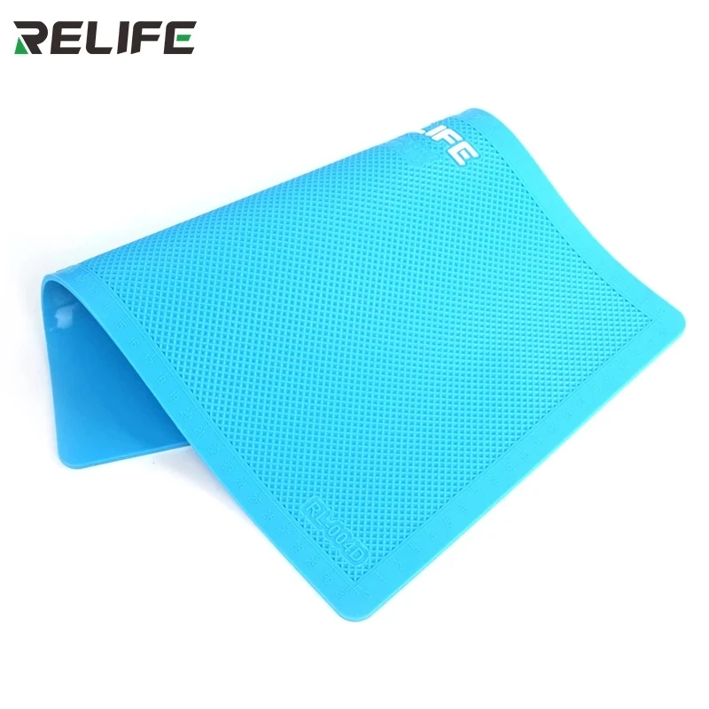 RELIFE RL-004D 환경 친화적인 단열 실리콘 패드 미끄럼 방지 전화 플랫 시계 수리를 위한 좋은 유연성 매트