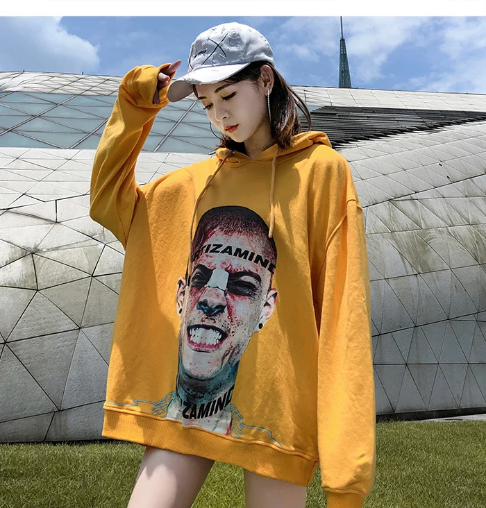 AELFRIC/крутые мужские толстовки с капюшоном и принтом для мальчиков; Harajuku; повседневные хлопковые толстовки; коллекция года; сезон осень; Модный пуловер в стиле хип-хоп; уличная одежда