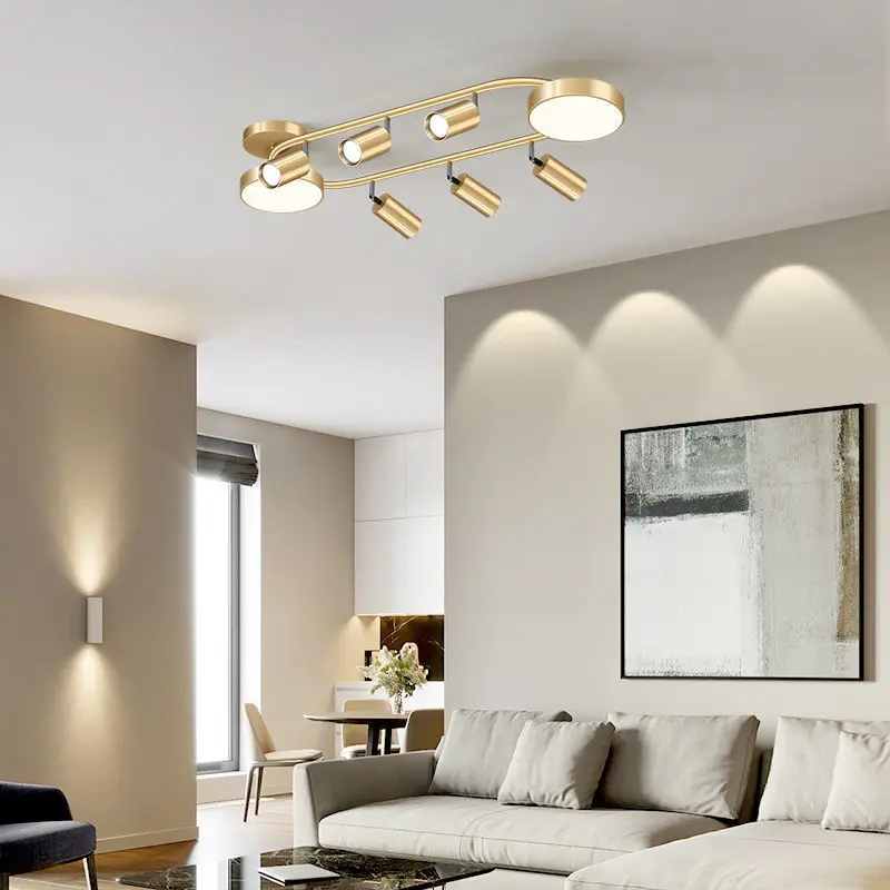 

Modern LED Ceiling Lamp Lighting for Bedroom Dining Living Room Chandelier Creative Gold Restaurant Kitchen Ceiling Spotlight