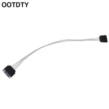 30 см 18AWG посеребренный медный провод SATA штекер для SATA Женский кабель адаптер