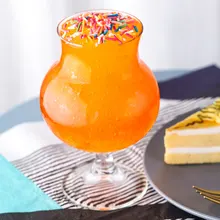 Чистый красный Ресторан стекло высокой стоимости Сода девушка сок чашка шампанское стекло es Мода бар специальное стекло вино стекло es