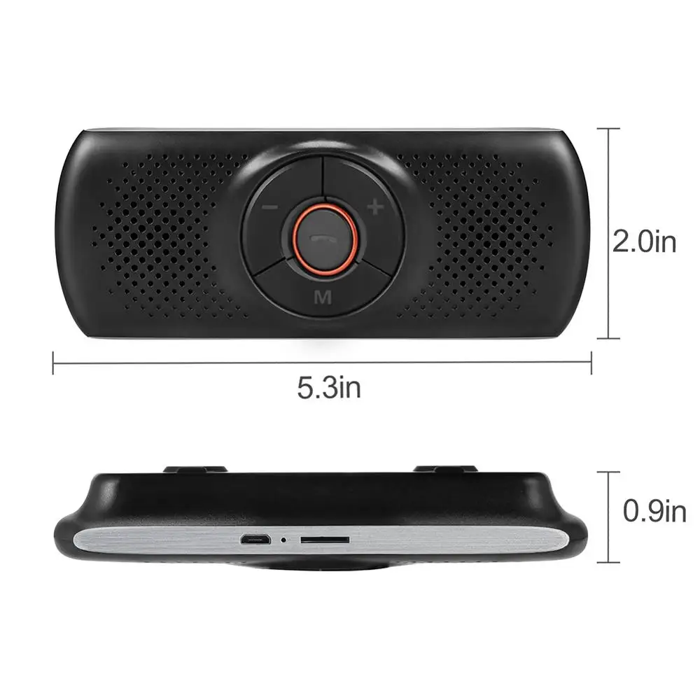 Многофункциональный bluetooth-динамик для телефона, поддержка Bluetooth 4,2 EDR для SIRI, автомобильный комплект громкой связи, адаптер для MP3-плеера