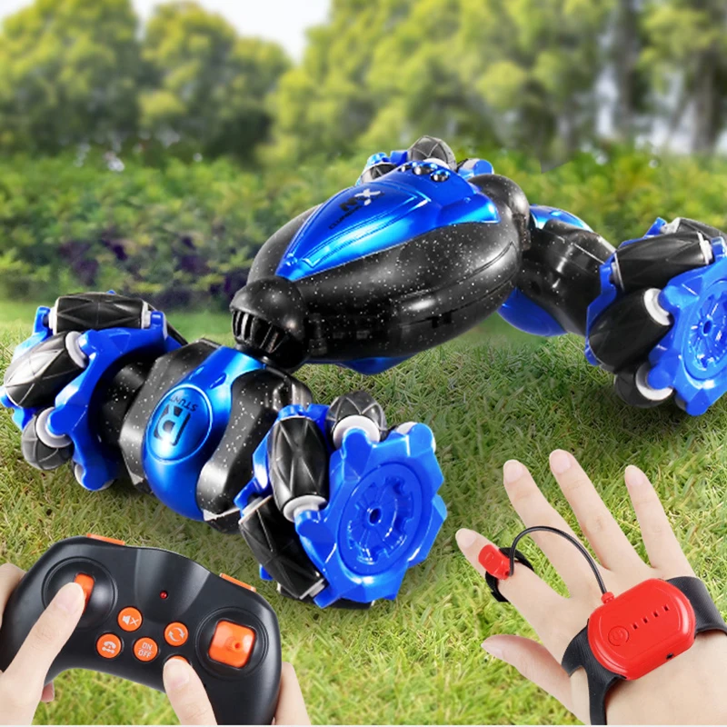 Kid'S 4-Wheel Drive Rc Car Ragazzi E Ragazze Due Tipi Di Rc Gesture Induction Torsion Car Manual Induction Remote Control Car Toys