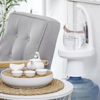 

Wireless Water Pump With Purier Filter Touch Control Gravity Sensor Child Lock 600ml One Time Ration Rechargeable Water Pump