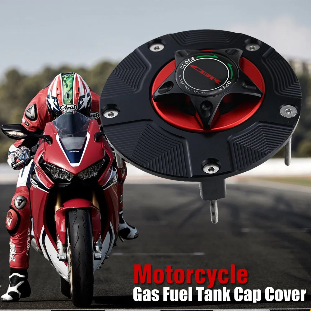 

Gas Fuel Tank Cap for HONDA CB1000R CB1000 CB1100 CB1300 CB500/S CB400 CBR 600RR 900RR 1000RR Motorcycle Quick Release Cover