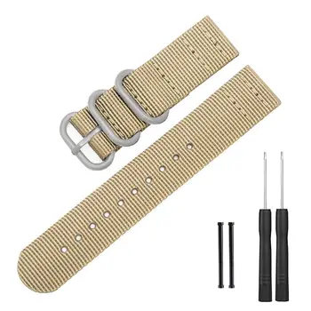 

26MM Durable Nylon Woven Watch Band Wrist Strap Replacement for Garmin Fenix 5X/5X Plus/3/3 HR Smart Watch Accessories R9UA