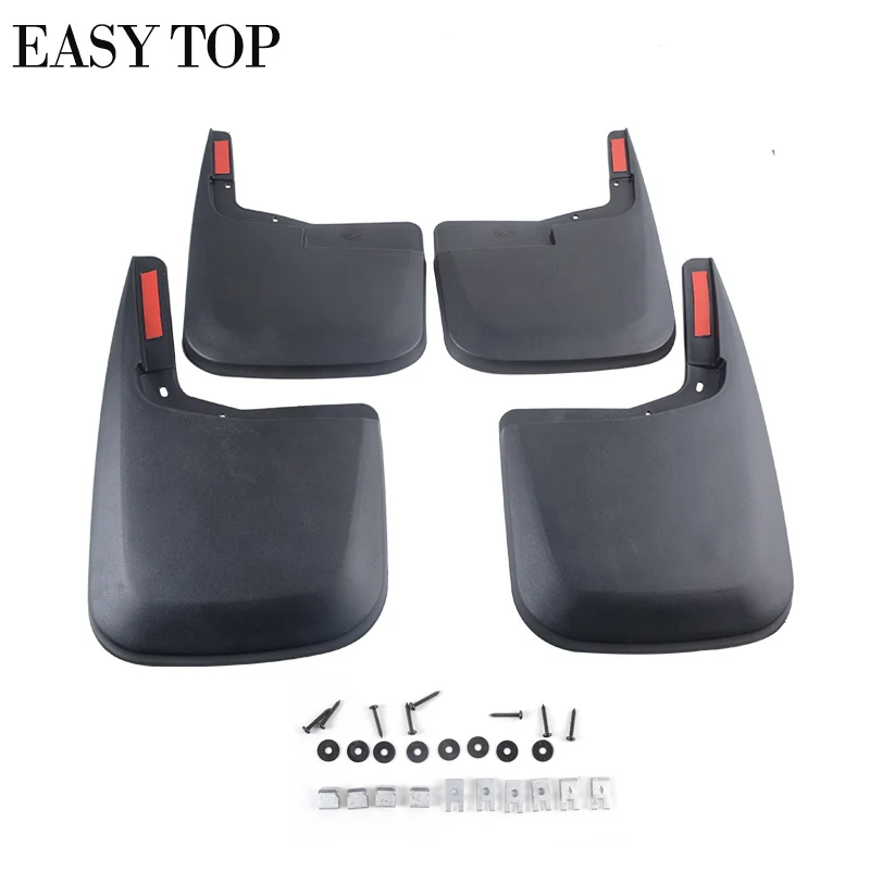 Full Set Front and Rear Mud Guard Fender Flares For- Ford F150 Husky Liners