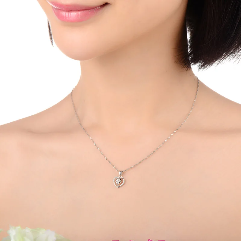 0.08ct/Центральный камень+ 0.12ct/боковой камень Ручной работы 18K золото натуральный алмаз кулон ожерелье для женщин Свадьба- DHL