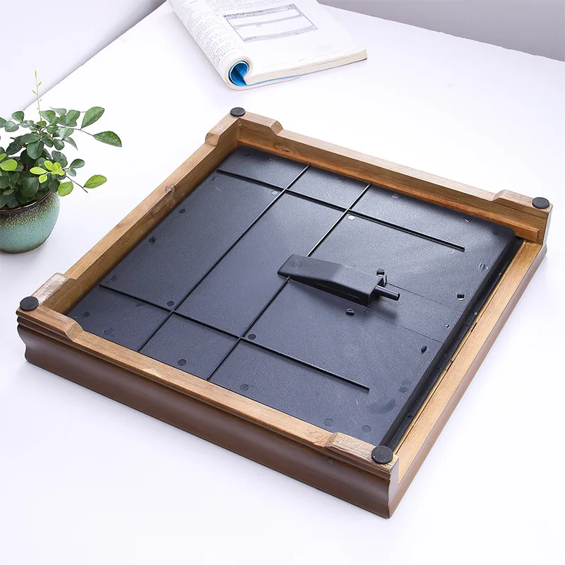Manufacturers Wholesale White Wood Small Tea Tray Square World Storage Type Tea Table Tea Set