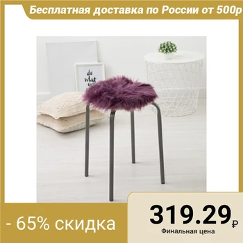 

Seat for a chair fur Doliana "Pushinka" color violet d 30 cm, polyester 100% 4386259