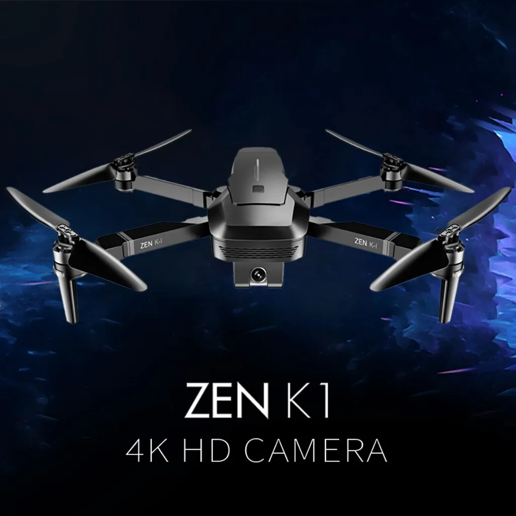 Радиоуправляемые машины, мини-Дрон ZEN K1, gps, 5G, Wifi, FPV, 4 K, 720 P, двойная камера, бесщеточный складной Радиоуправляемый Дрон RTF D30815