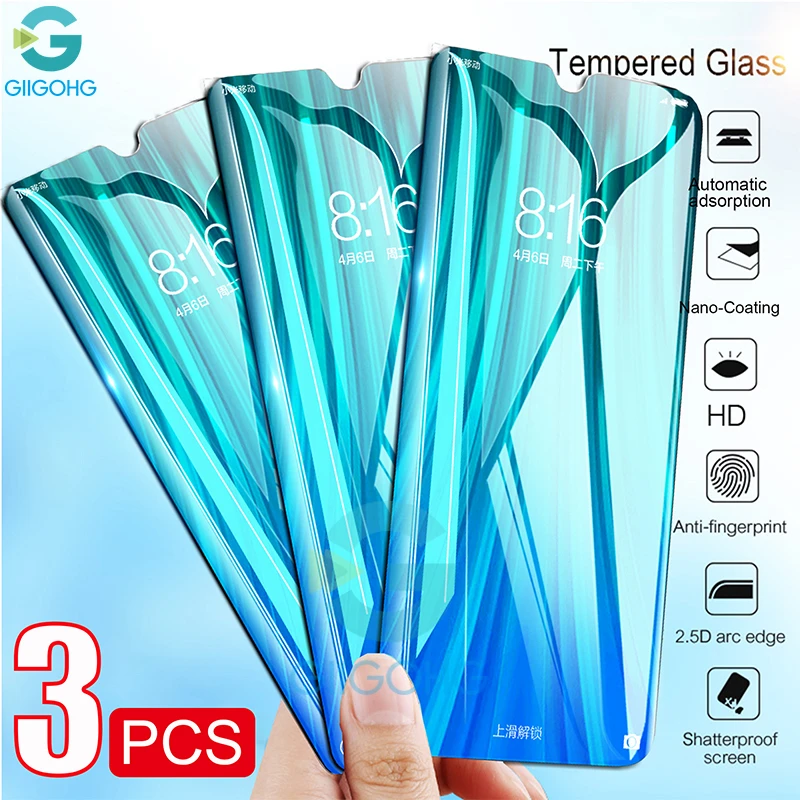 

3PCS Tempered Glass For XiaoMi RedMi 8 8A Note 8T 7 Pro 6 6A 7A Screen Protector Glass RedMi 5 Plus Global 8T 8 9H HD Full Glue
