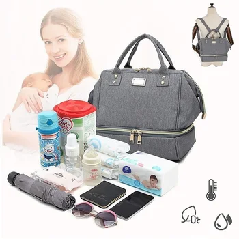 

Large Capacity Multi-function Mom Bag Backpack Baby Diaper Bag Baby Care Bag Fashion Maternity Mom Travel Backpack