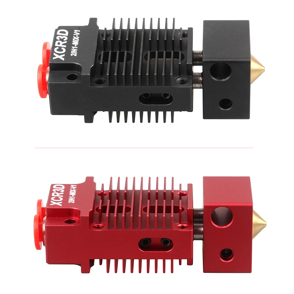 3dsway детали для 3D принтера 2IN1 MIX V1 Hotend 2 в 1 out разноцветный 75 мм волоконный экструдер