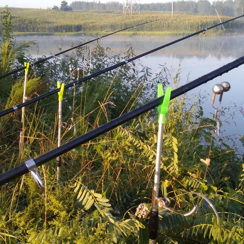 

New Style Sea Fishing Rod Bell Alarm Long Shot Rod Fish Bite Alarm Double Bell Electronic Fishing Bells Bracket Set
