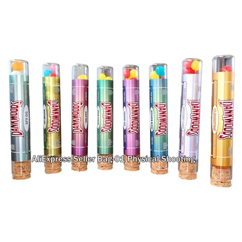 

9pcs Dankwoods Glass Tube with Stickers PreRolls Cork Borosilicate Glass Pre Roll E Cigarette Empty Vape Tube Vapor