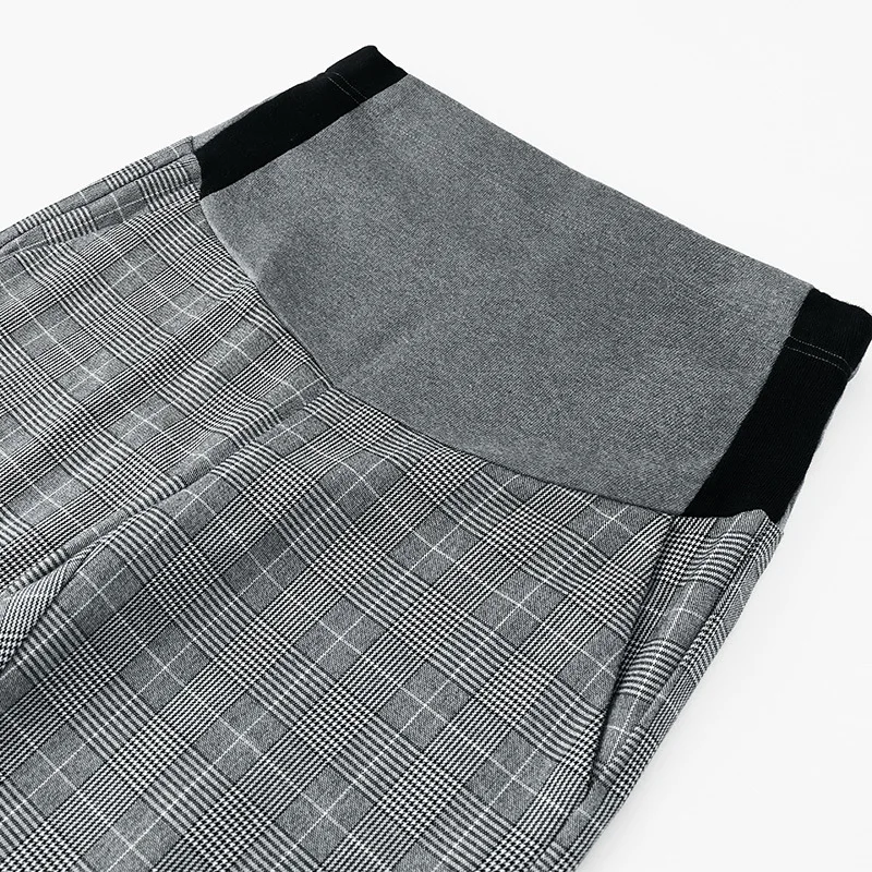 Женские штаны для беременных, полосатые эластичные штаны для беременных, Леггинсы для беременных, одежда из хлопка, брюки