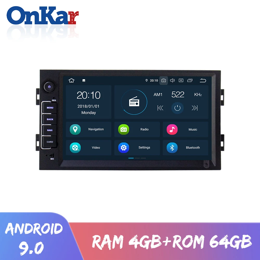 Евсюков Car Android 9 0 GPS навигации для Peugeot 308s 2013 2017 4 Гб + 64 8 дюймовым экраном Поддержка