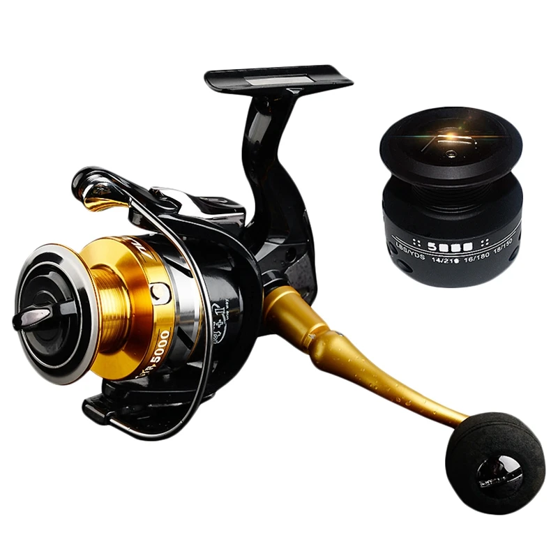 

14+1 BB Double Spool Fishing Reel 5.5:1 Gear Ratio High Speed Spinning Fishing Reel Carp Fishing Reel For Saltwater