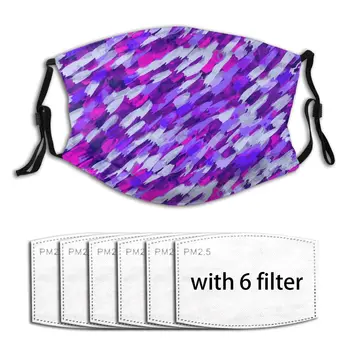 

Anti-Pollution With Filter PM2.5 Mouth Face Mask Muster Pink Washable Anti Pollution Dust Reusable Breathable