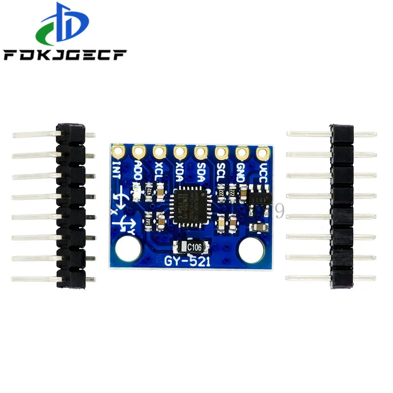 Аналоговые гироскопические датчики IIC I2C с 3 Осями и осями модуль акселерометра
