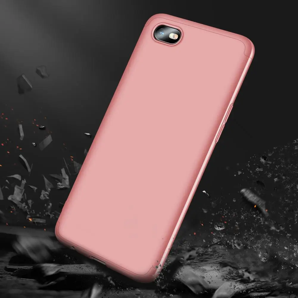 Для OPPO Realme C2 ультра тонкий ПК задняя крышка нескользящий противоударный 360 градусов полный защитный чехол