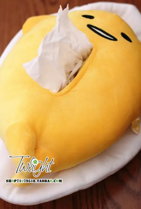 Милый мультфильм Gudetama ленивый яйцо король тканевый чехол может использоваться в качестве подушки для сна