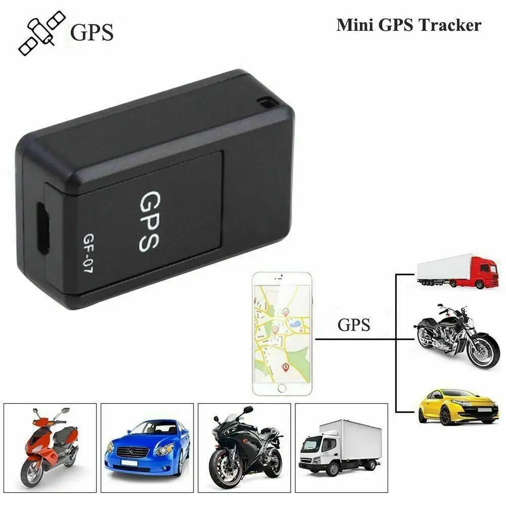 Мини gps трекер GF07 gps локатор запись анти-потерянное устройство Поддержка дистанционного управления мобильного телефона GPRS отслеживающее устройство