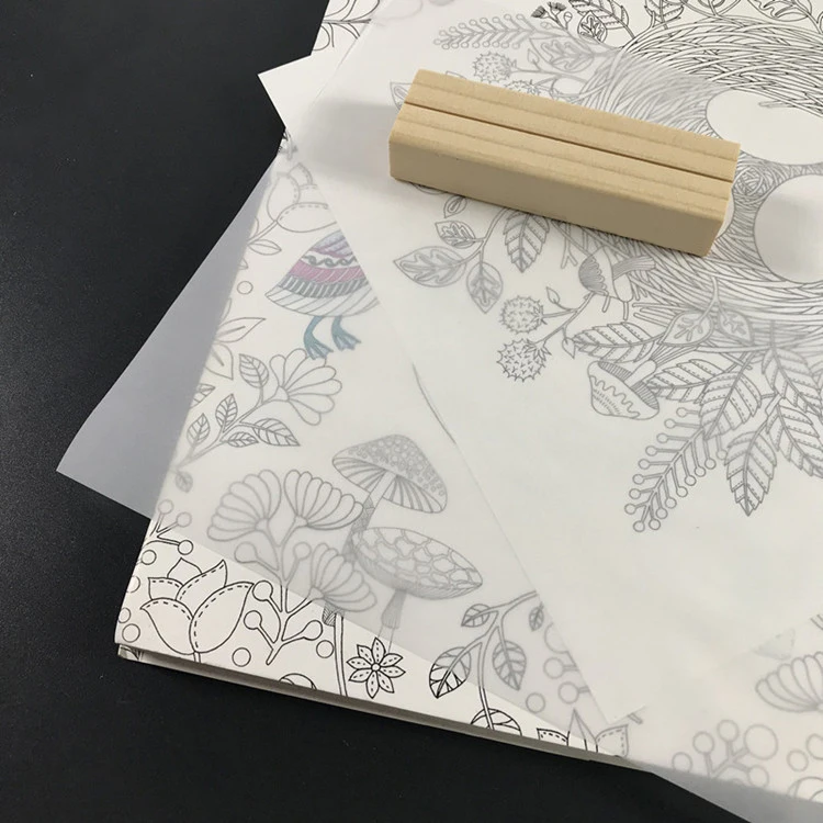 Sulfuric Acid Paper A4 Size for Decorative / Rubber Stamp / Printed Plate Transfer Copy Paper