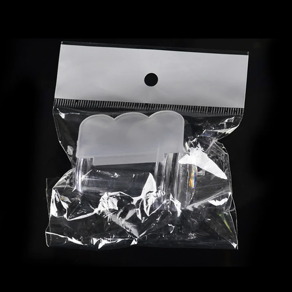 Stamper Silicone ZINXIN 1 Набор 2,4 см прозрачные силиконовые штампы штамп скребковый Маникюр круглые штамповочные ручки наборы для полировки печать ногтей художественные инструменты - Цвет: Stamper Silicone