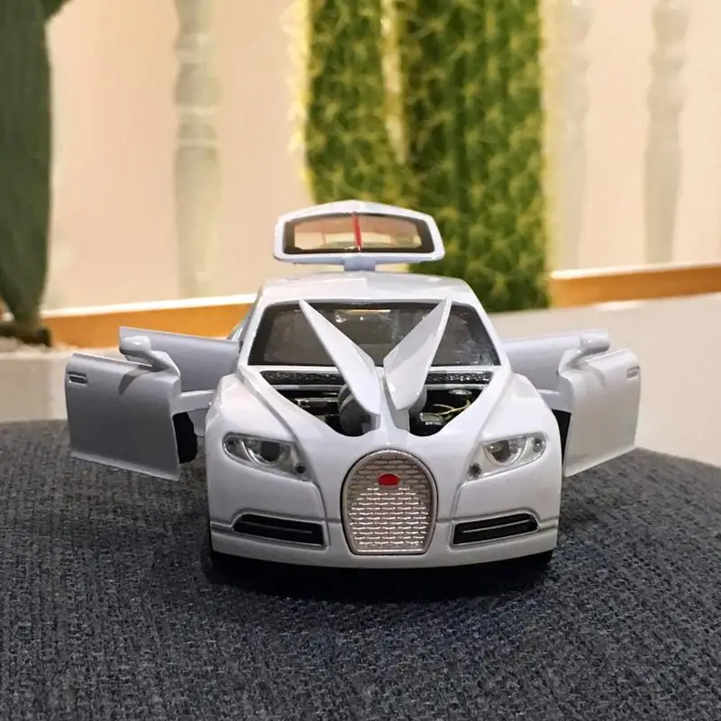 1:32 шкала литья под давлением Bugatti Galibier Veyron детская игрушка имитация
