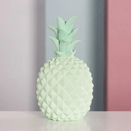 Модные Ananas статуя украшение для дома аксессуары абстрактная скульптура стол Декор коробка для хранения монет гостиная декоративные статуи - Цвет: statue 1